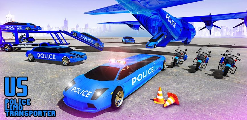 US Police Transport Car Games