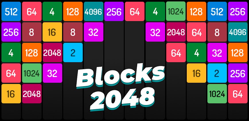 2048 دمج كتل لعبة اللغز