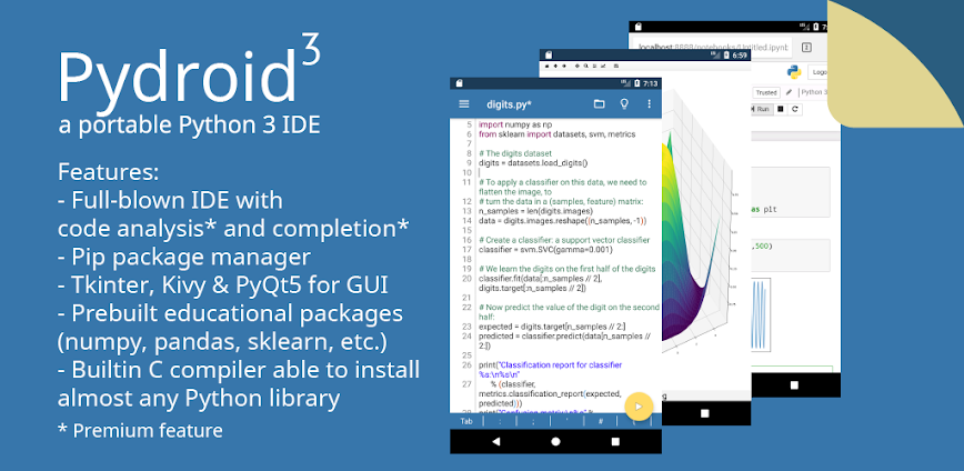 Pydroid 3 – IDE for Python 3